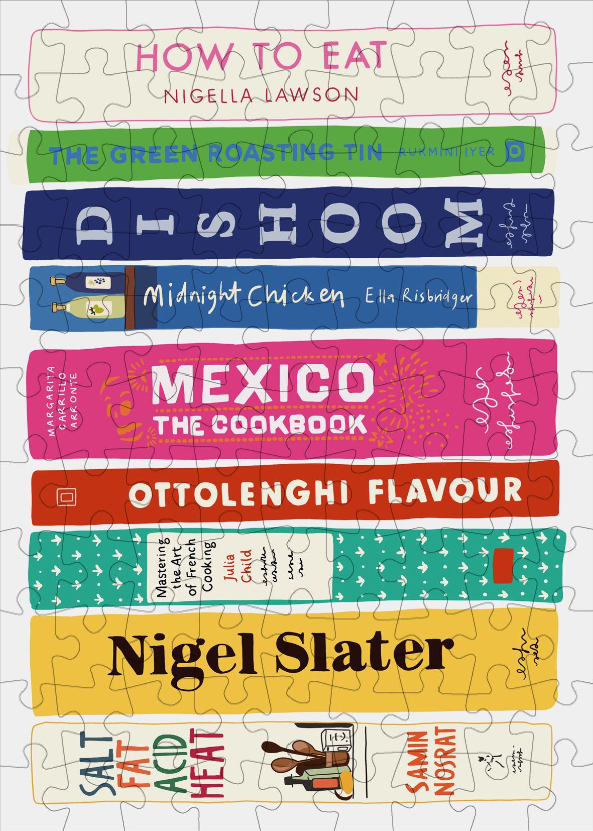 Cook Books Mini Jigsaw