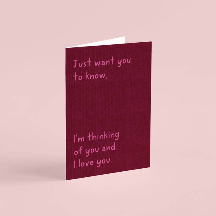 Thinking of You Mini Card
