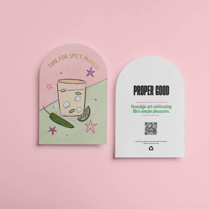 Time For Spicy Margs Celebration Card