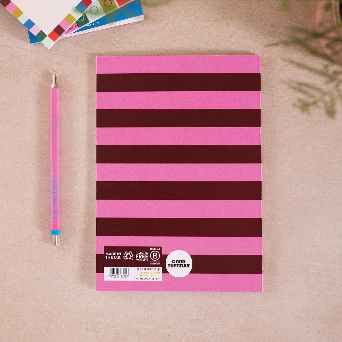 Hot Pink Bloom Notebook