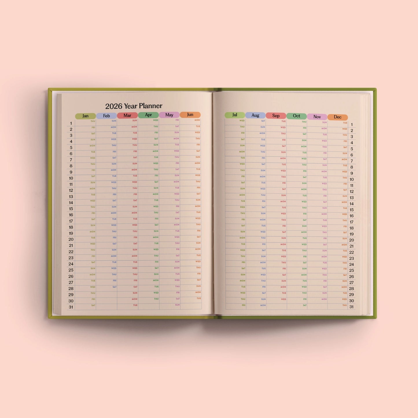 2026 Weekly Planner