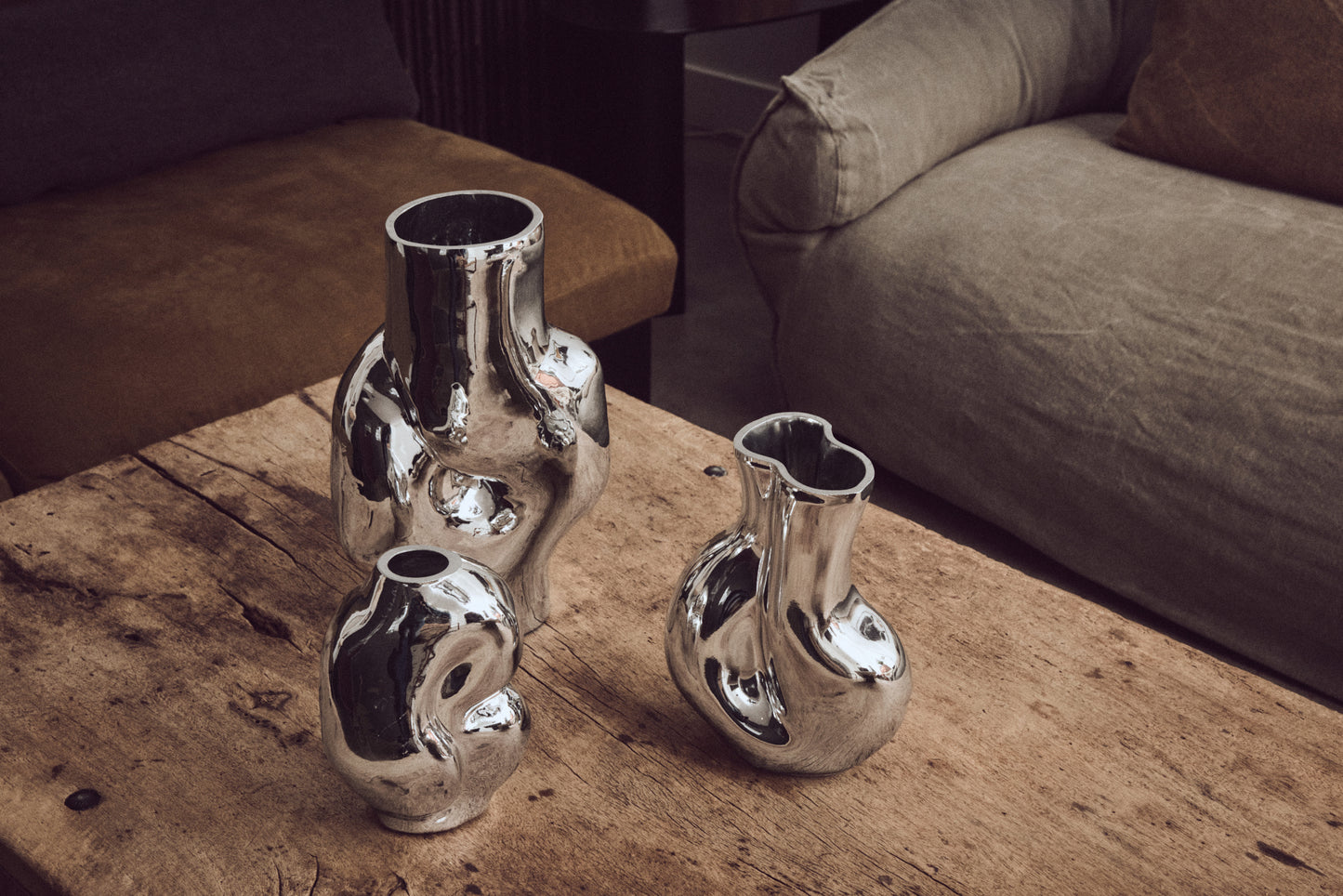 HKLIVING Gleam Small Glass Vase