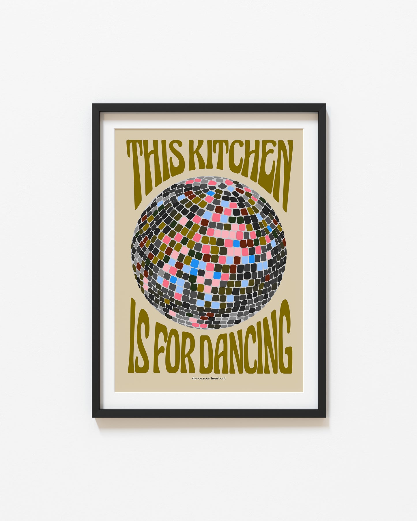 This Kitchen Is For Dancing Print