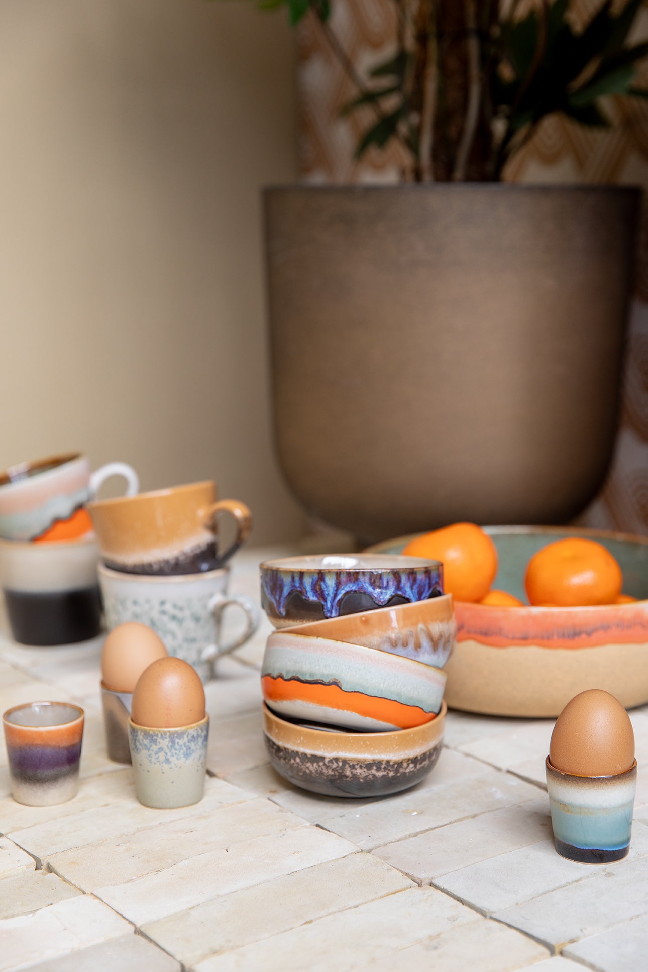 HKLIVING 70s Ceramics Tapas Bowls