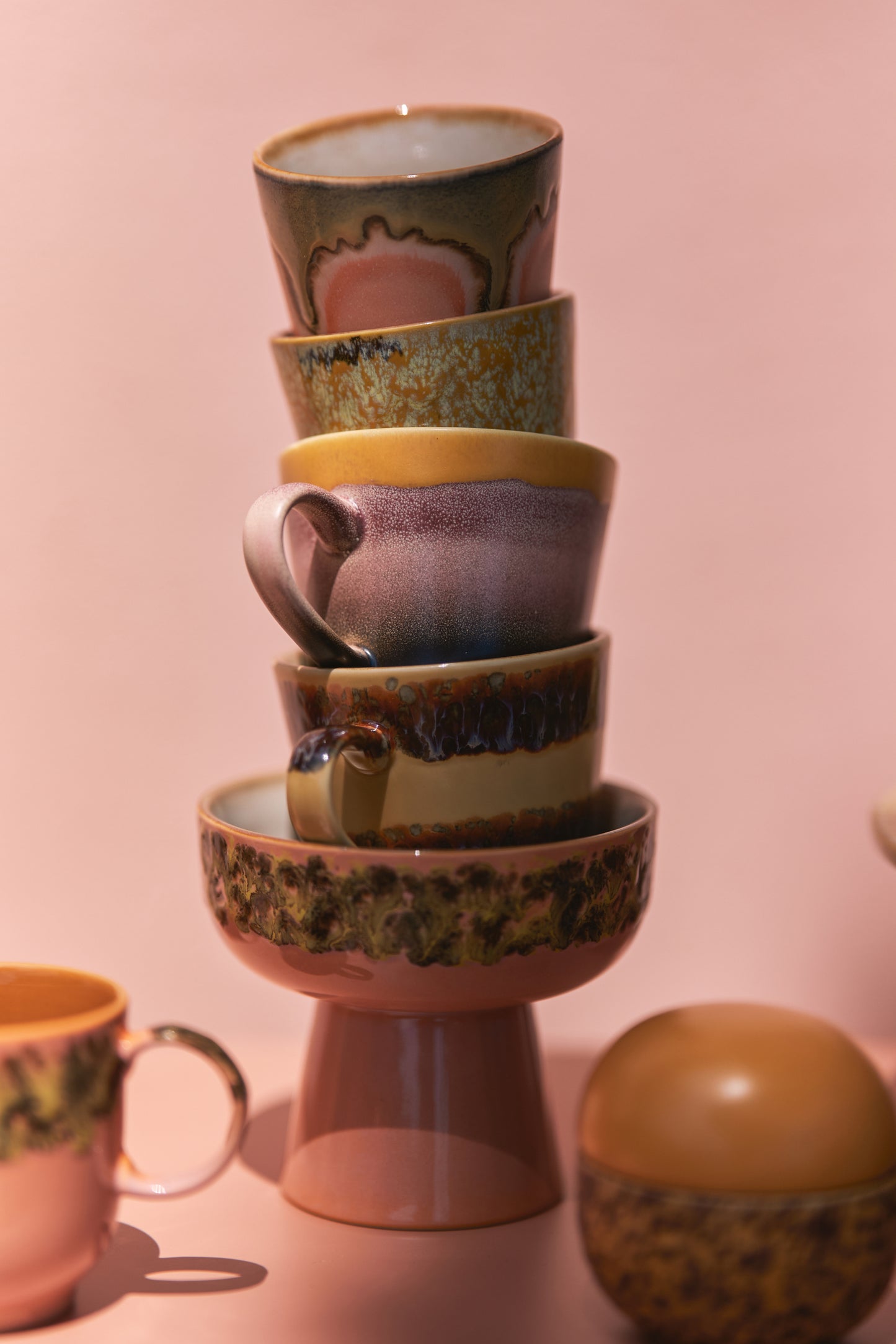 HKLIVING 70s Ceramics Cappuccino Mug - Sunset