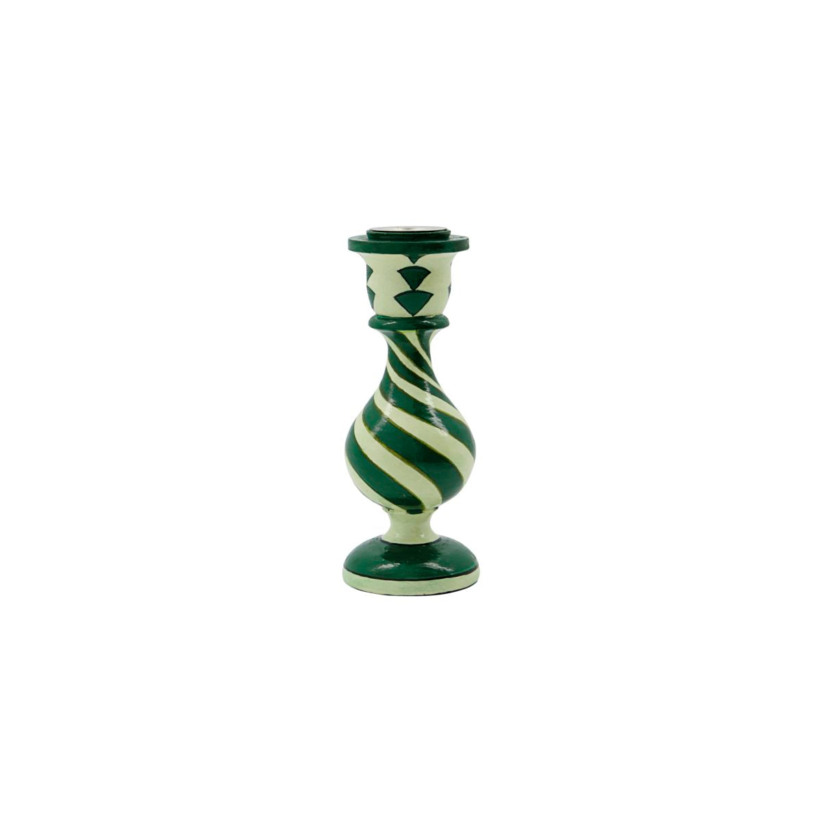 Green Candle Holder
