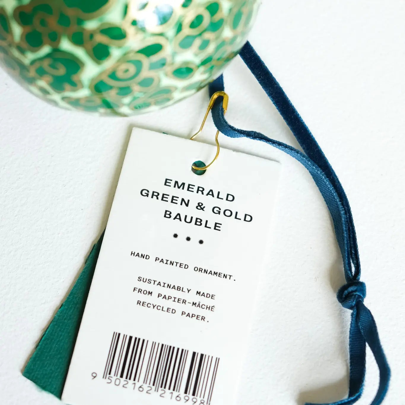 Paper Mâché Flower Baubles