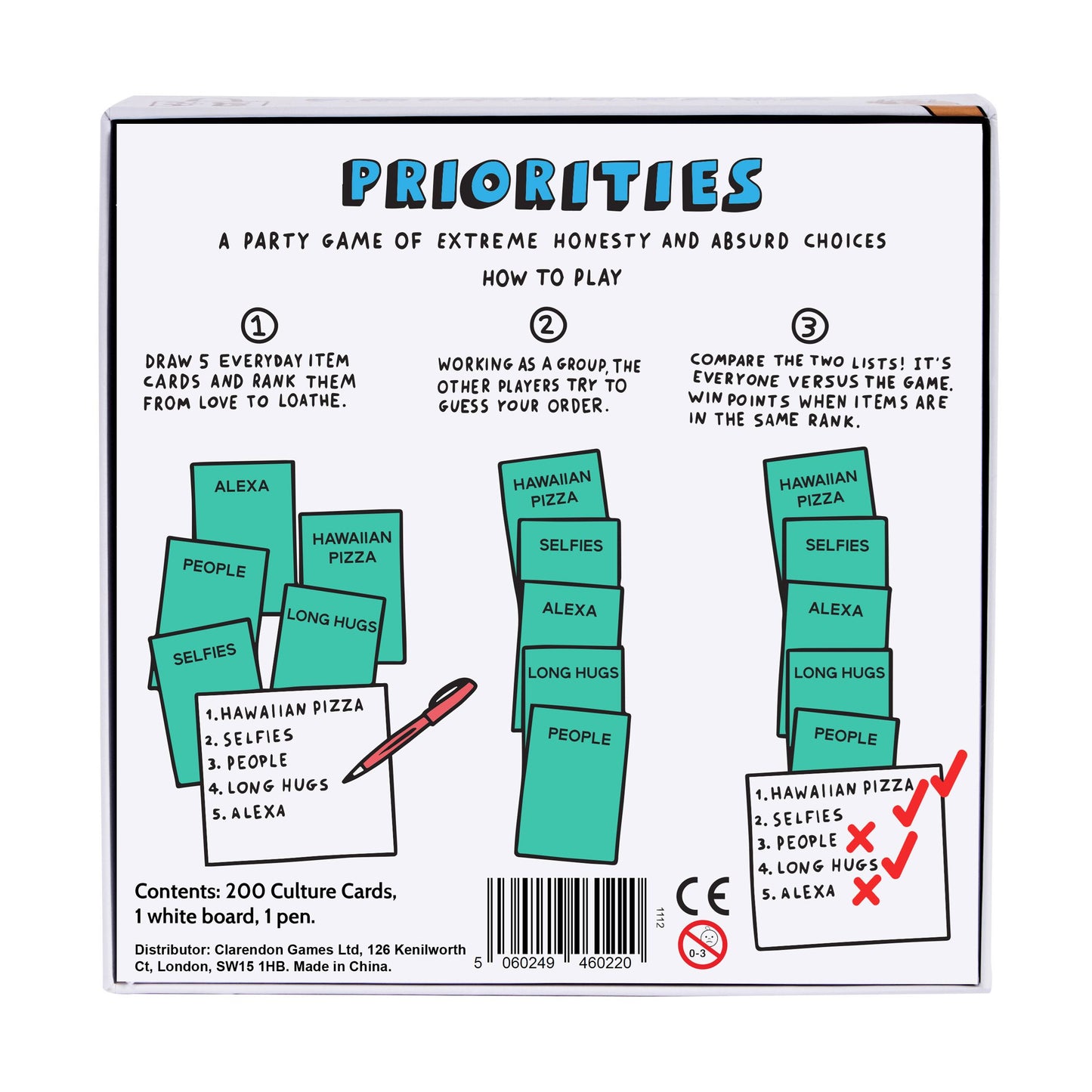 Priorities: A Party Game of Absurd Choices