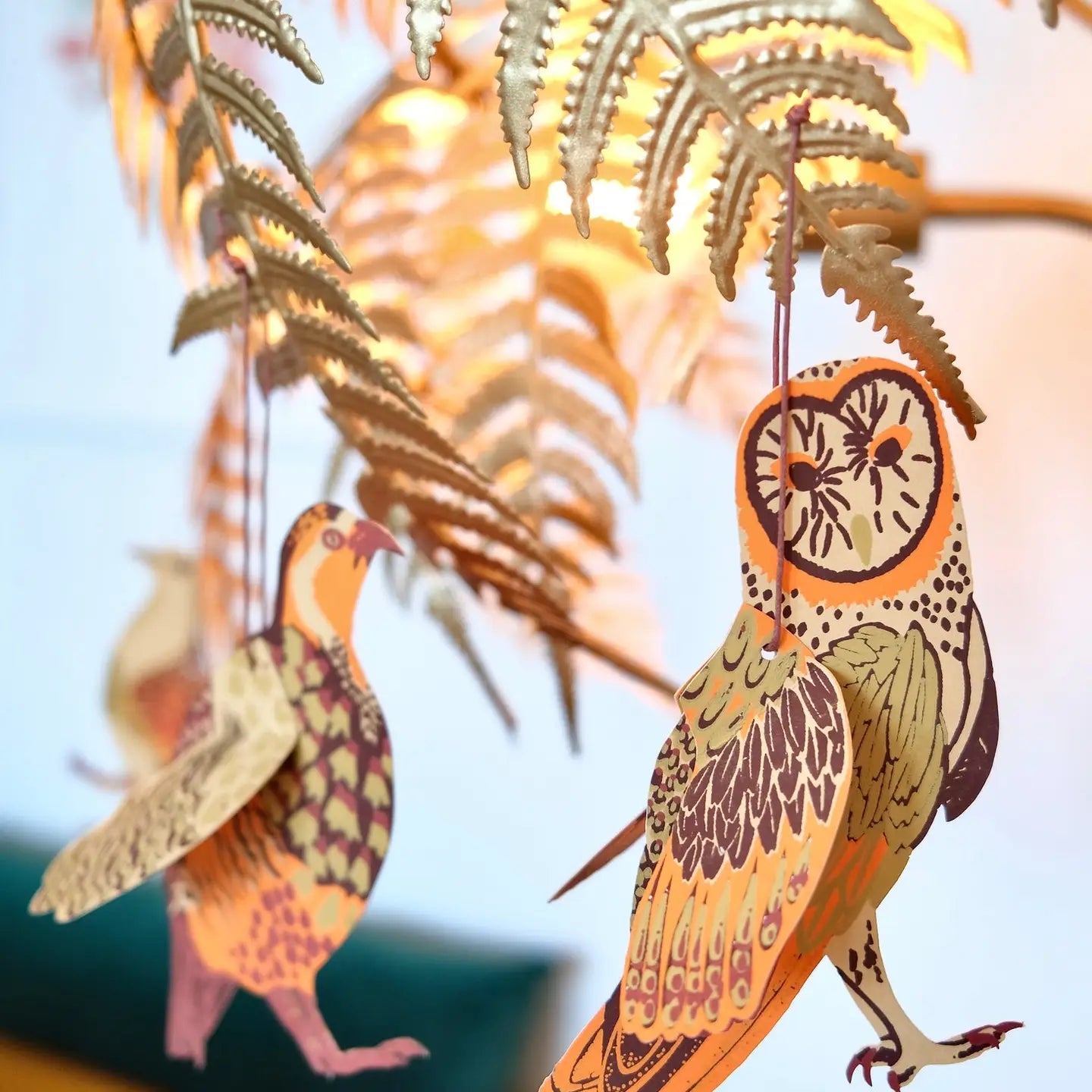 Winter Birds Paper Ornaments