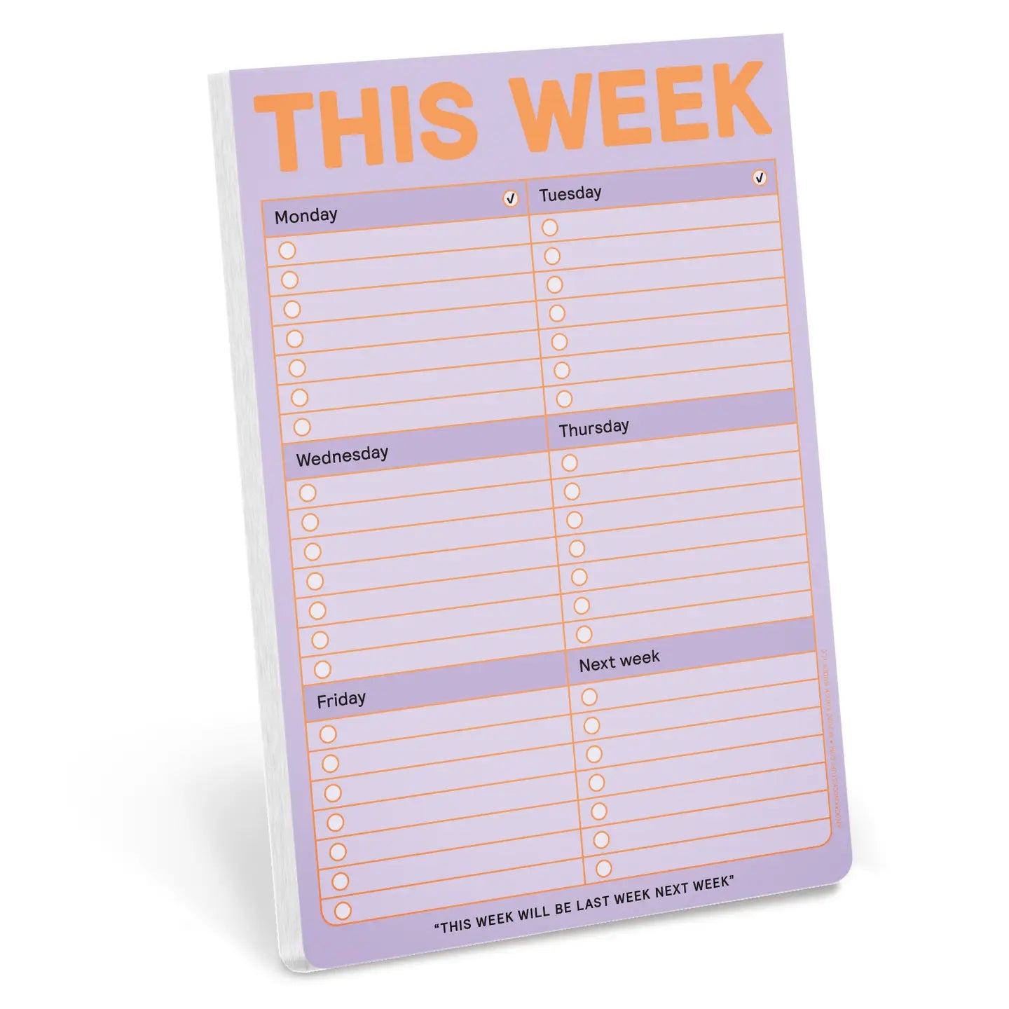 This Week To Do List Pad