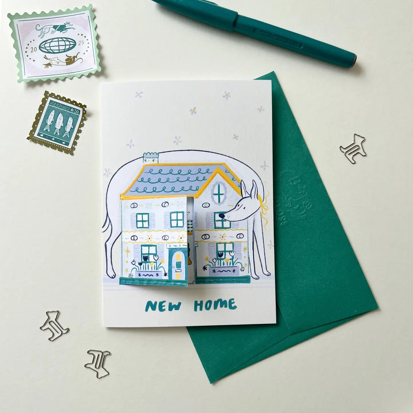 New Home Dog Card