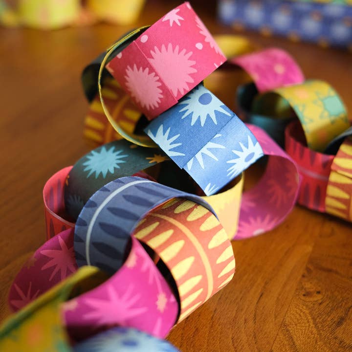 Pink & Red Paper Chain
