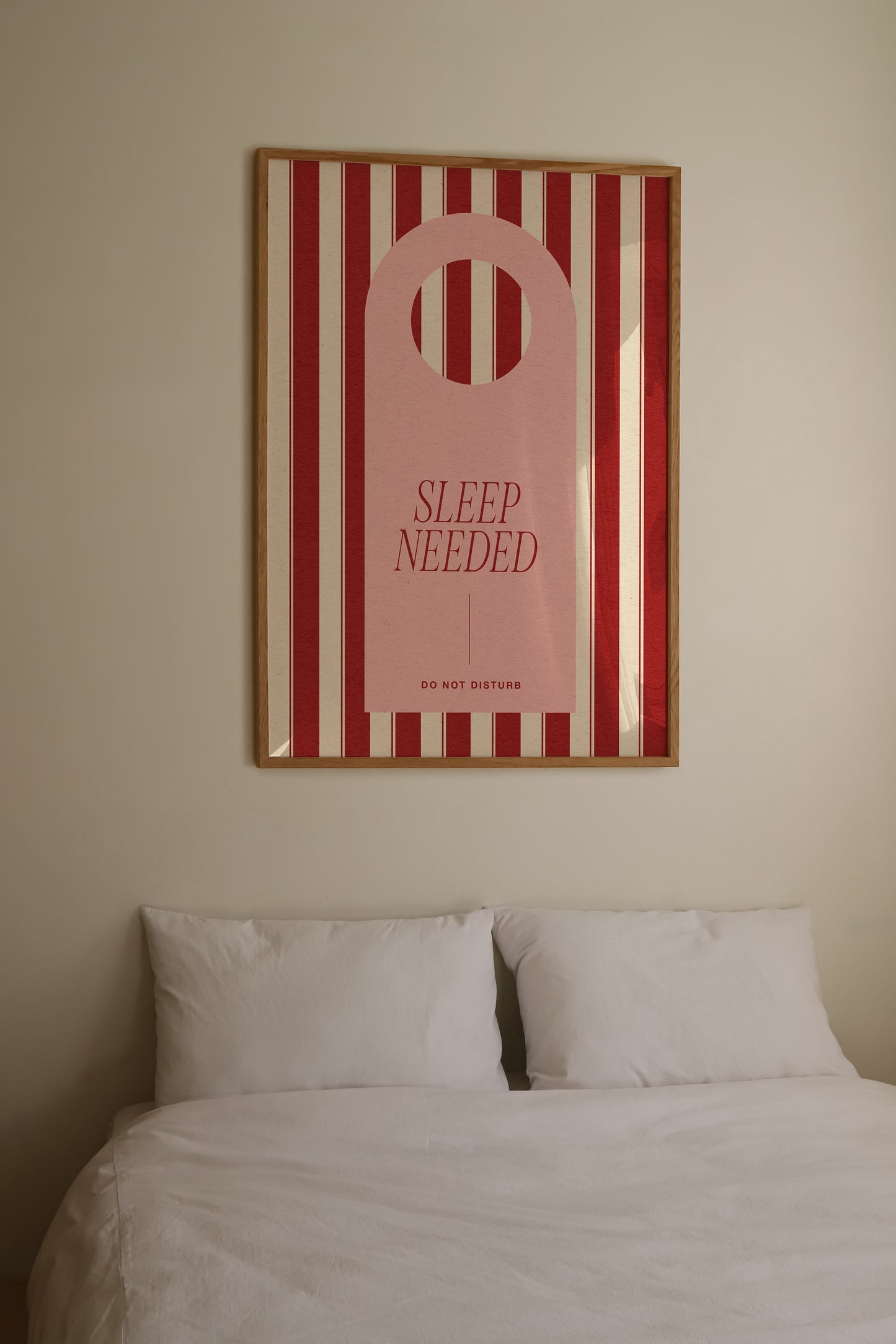 Sleep Needed Print - Pink & Blue