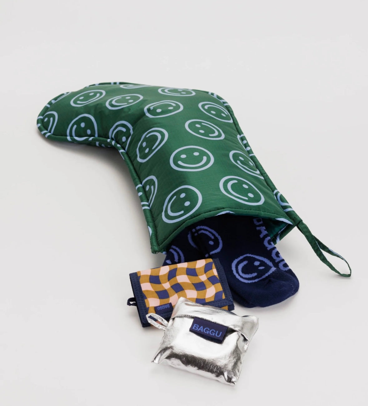 Christmas Stocking - Forest Smiley