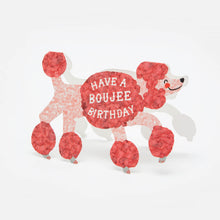 Boujee Birthday Poodle Card