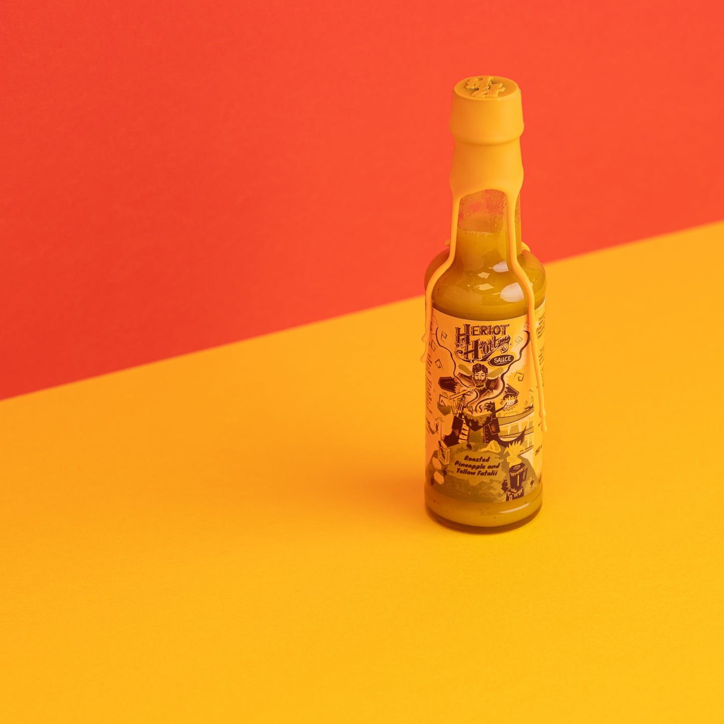 Roasted Pineapple and Yellow Habanero Sauce