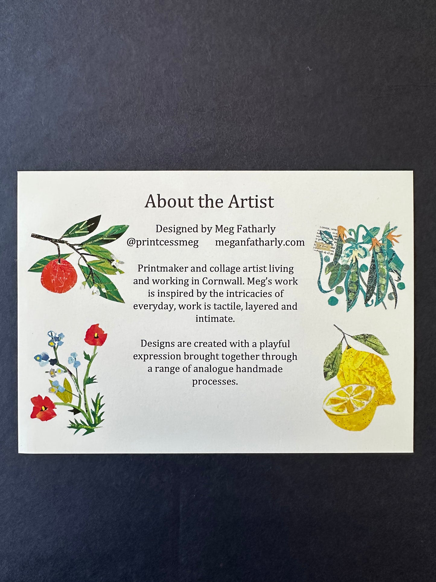 Holding Space For Each Other Mini Embossed Art