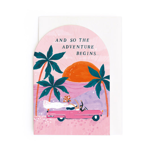 Adventures Wedding Card