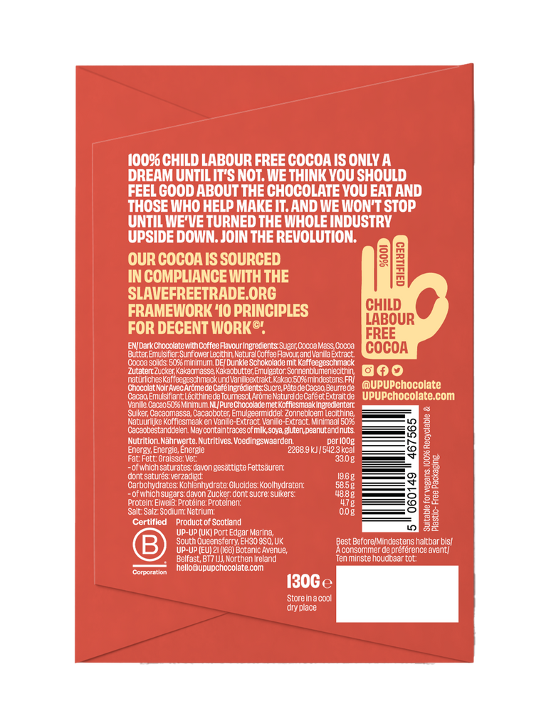 Espresso Dark Chocolate Bar