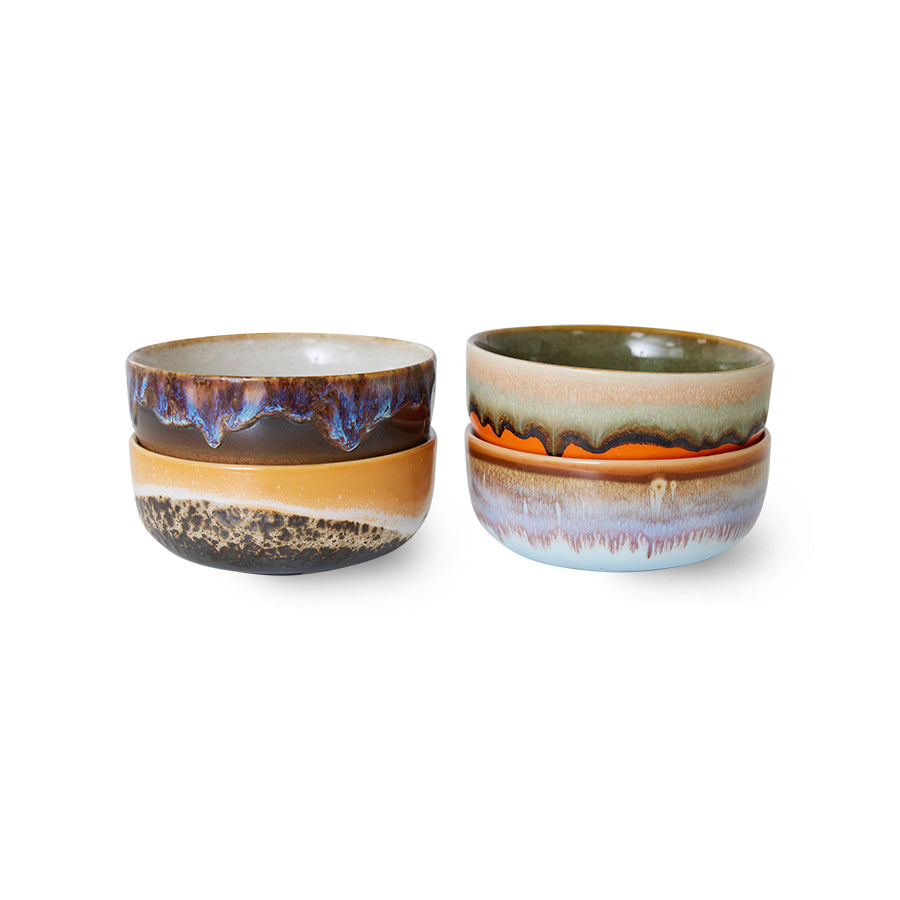 HKLIVING 70s Ceramics Tapas Bowls
