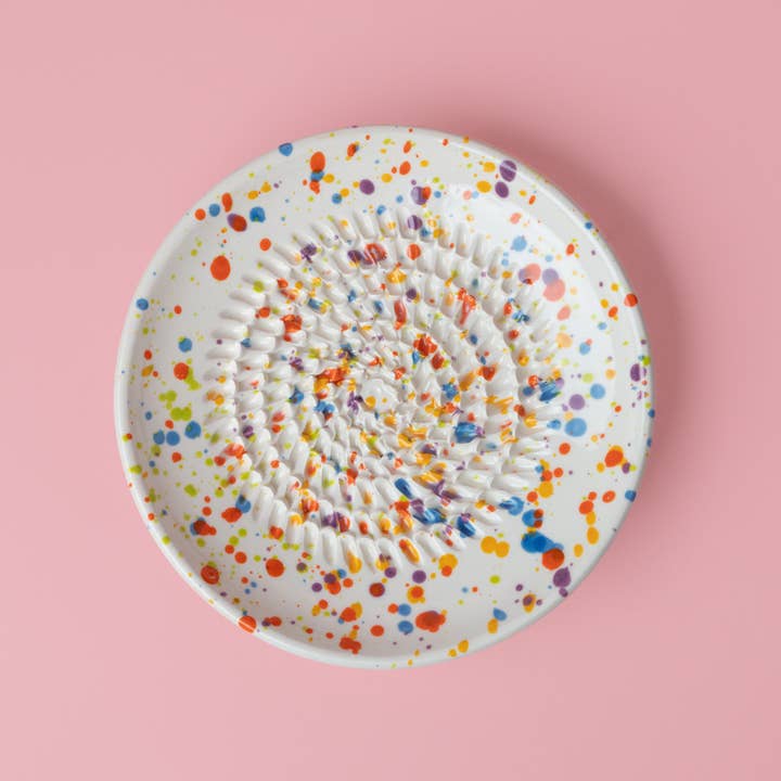 Small Ceramic Grater Plate