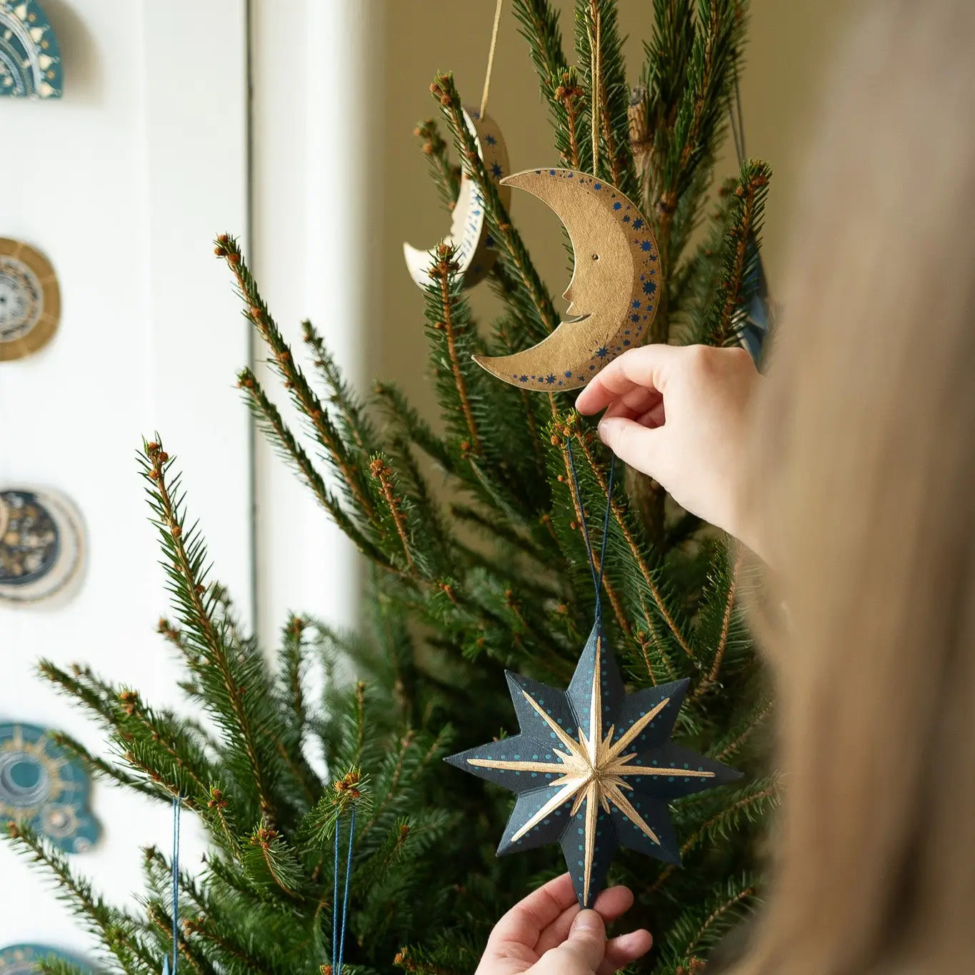 Twinkling Star Screen-Printed Decoration