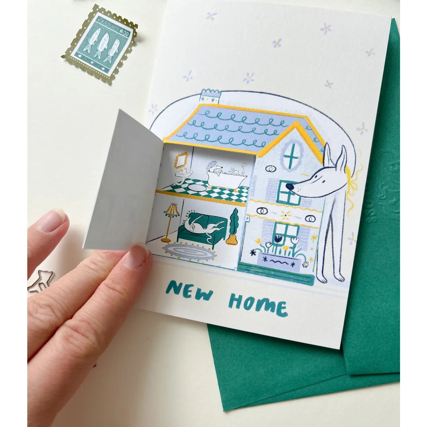New Home Dog Card