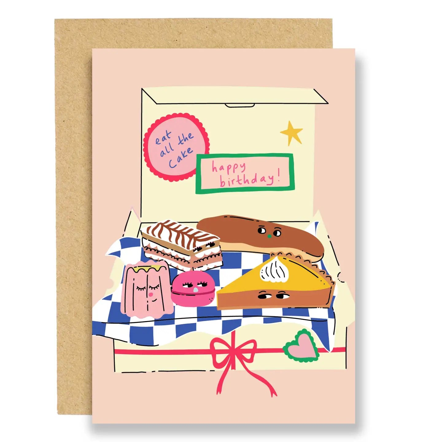Cake Patisserie Box Birthday Card