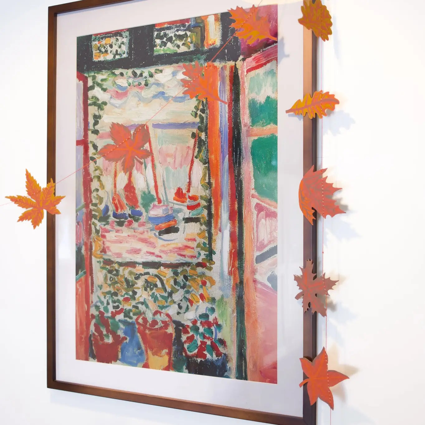 Autumn Leaves Sewn Garland