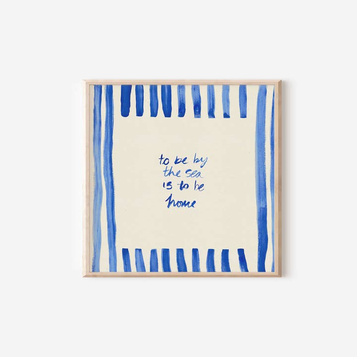 By The Sea Print