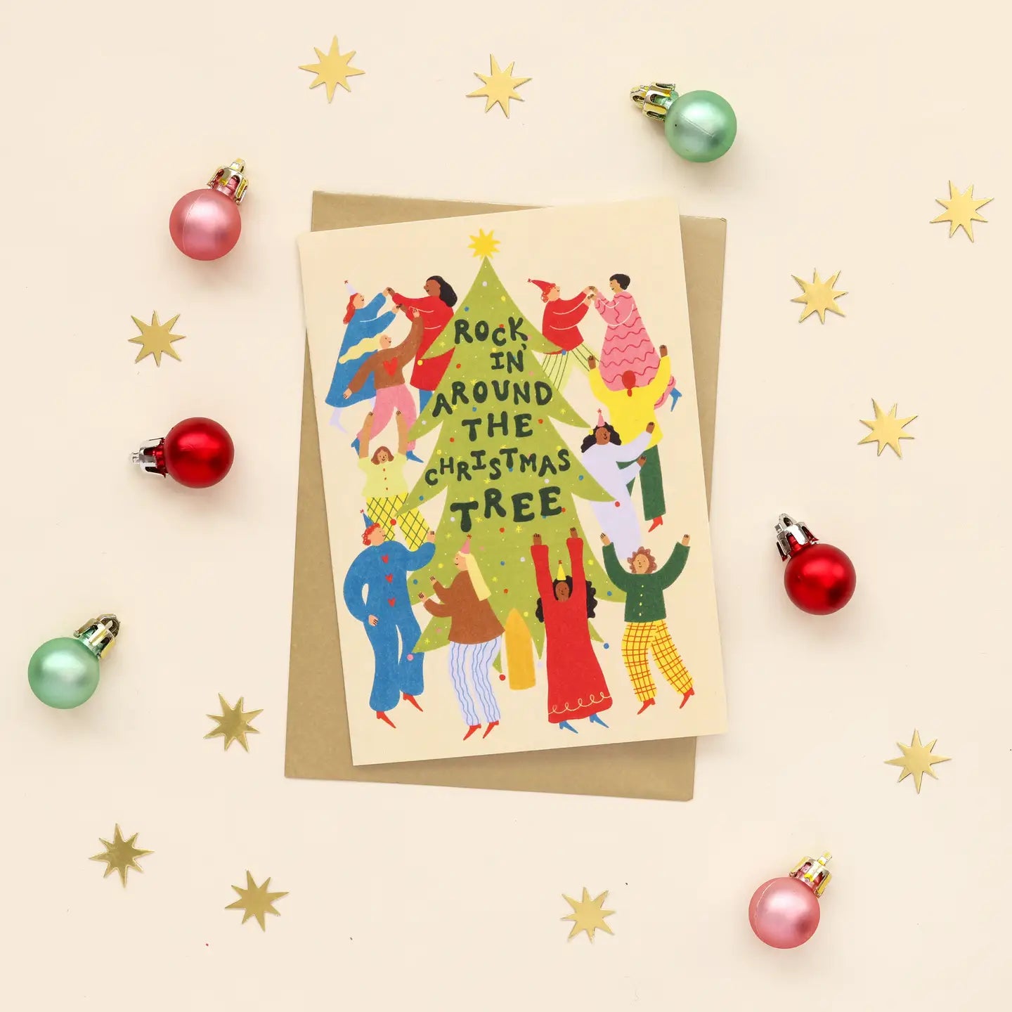 Rocking Around The Christmas Tree Card