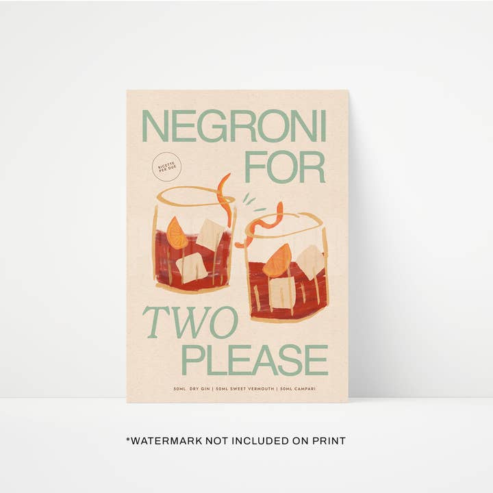 Negroni For Two Please Print