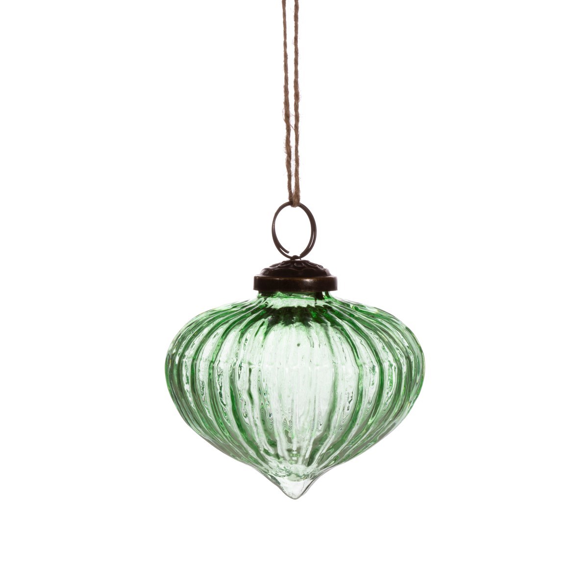 Glass Onion Bauble - Green