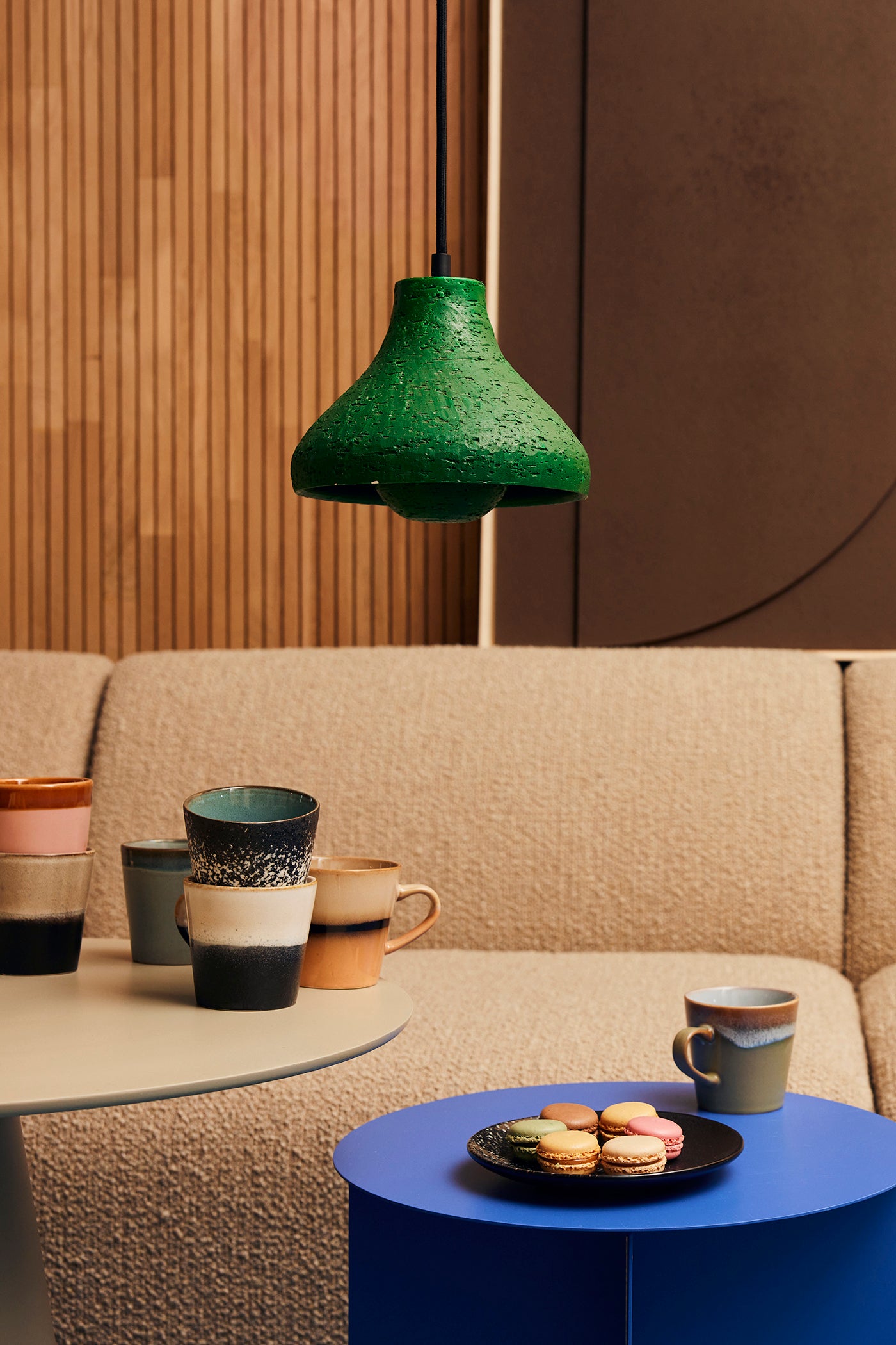 HKLIVING 70s Ceramics Coffee Mug - Moss