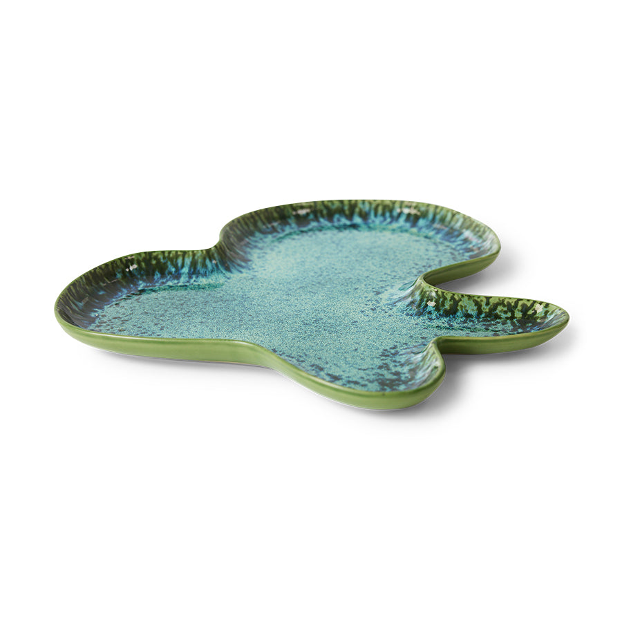 HKliving Shell Plate - Teal