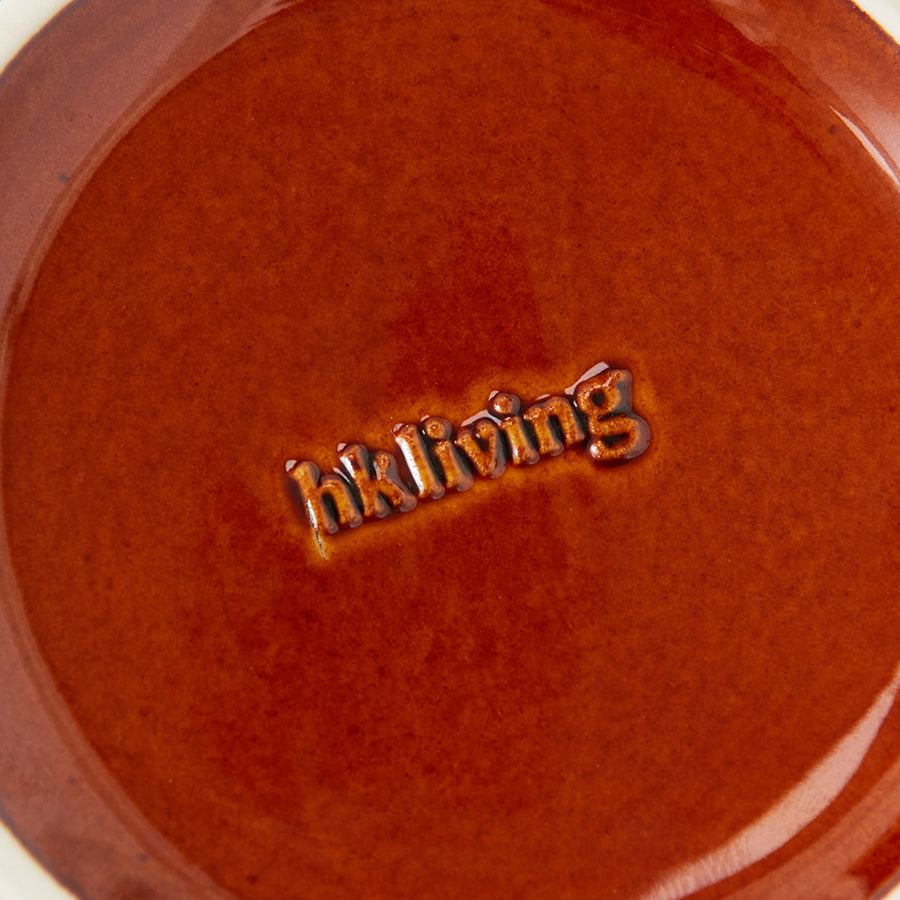 HKliving 70s Ceramics Latte Mug - Hail