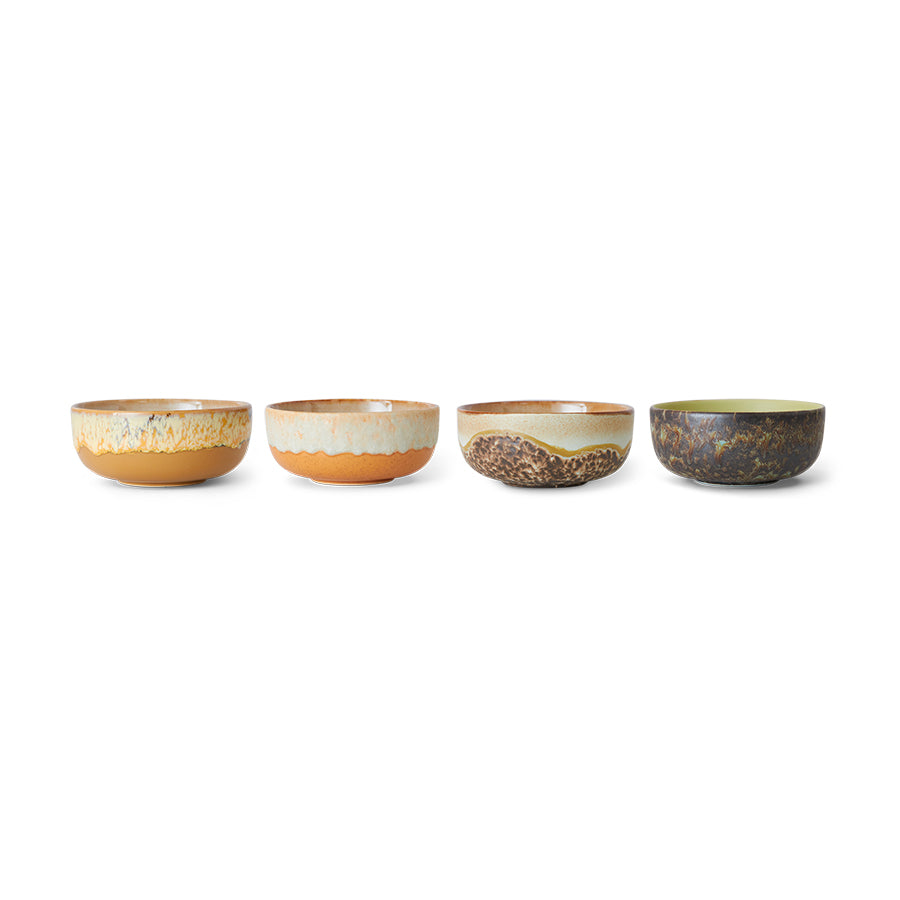 HKLIVING 70s Ceramics Tapas Bowl Set - Drift