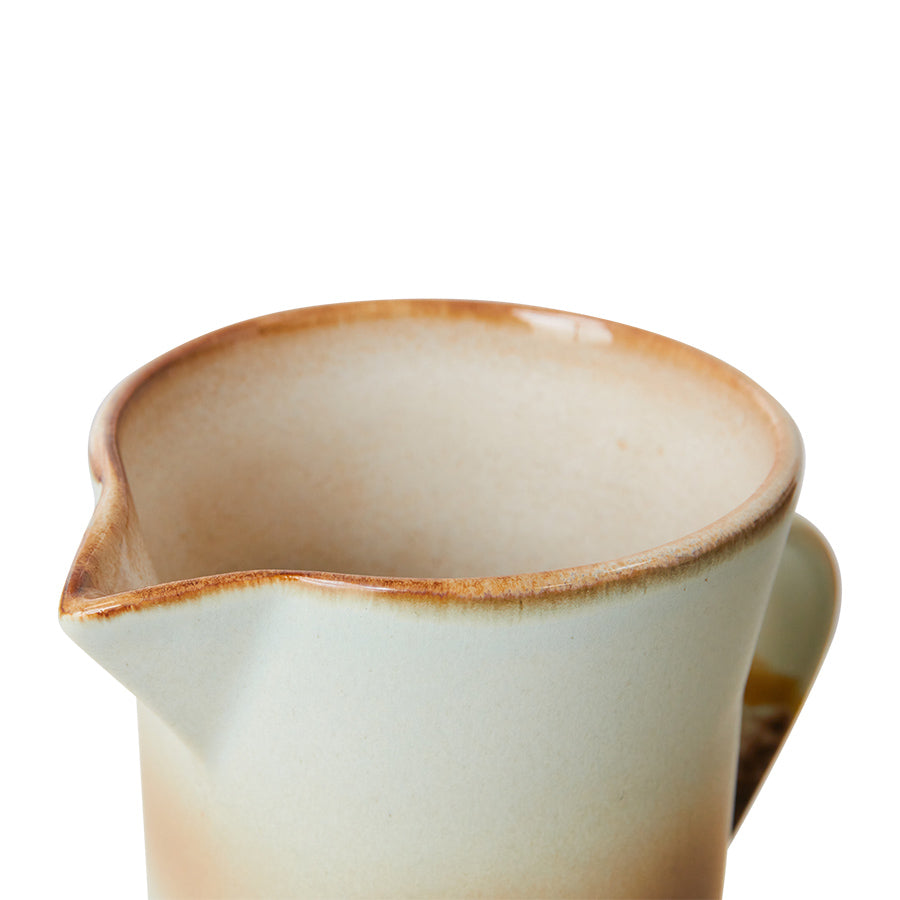 HKLIVING 70s Ceramic Tall Jug - Shell