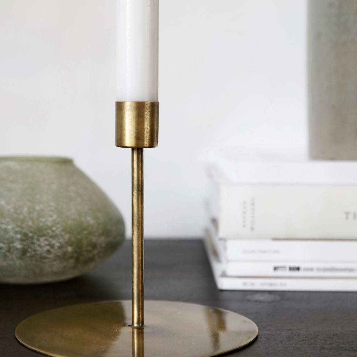 Large Gold Candle Holder