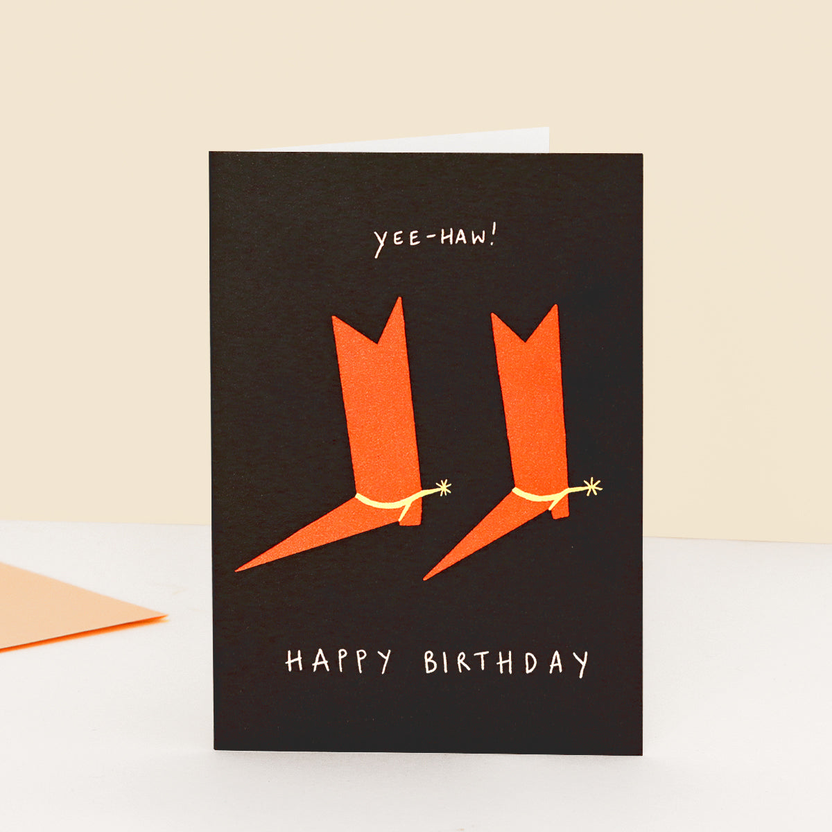 Cowboy Boots Birthday Card