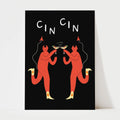 Cin Cin Devil Spicy Margarita Art Print