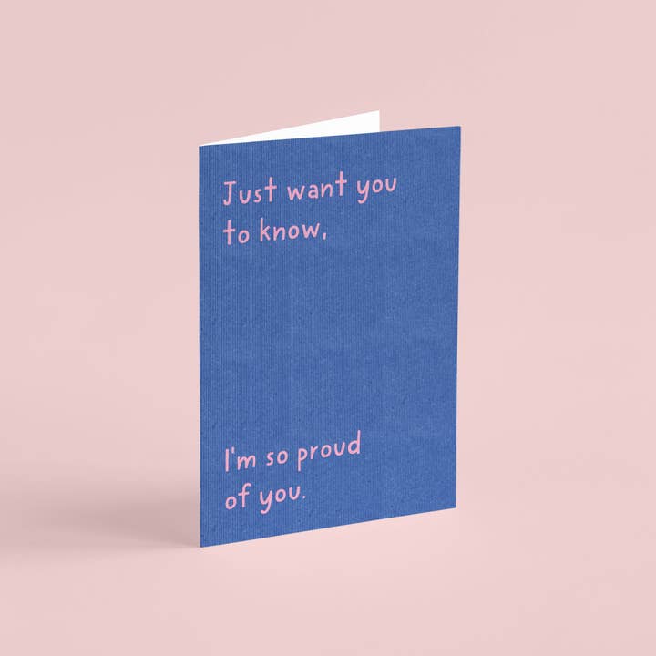 So Proud Of You Mini Card