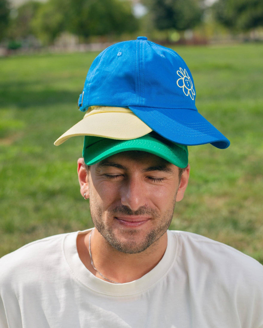 Silly Flower Cap - Butter Yellow