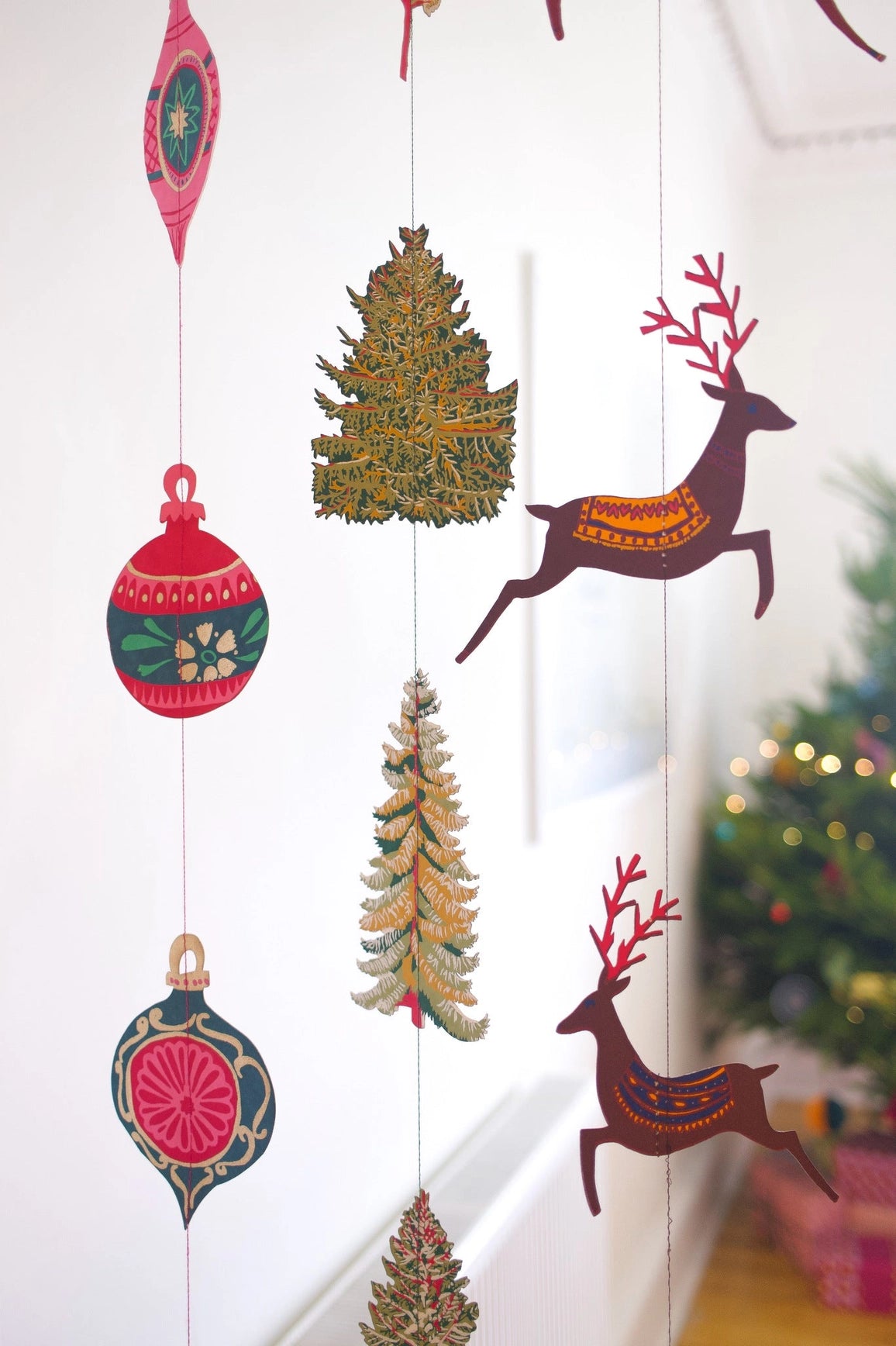 Chrismas Tree Vertical Wall Hanging