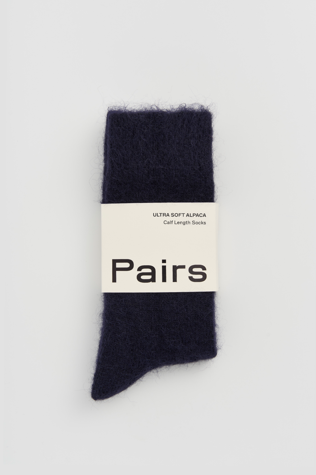 Inky Blue Ultra Soft Alpaca Socks