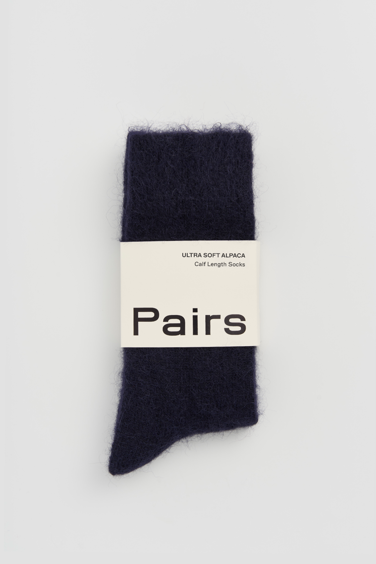 Inky Blue Ultra Soft Alpaca Socks