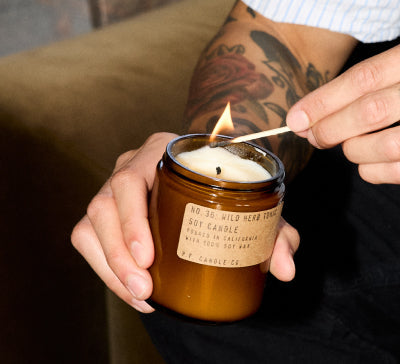 Teakwood & Tobacco Soy Candle