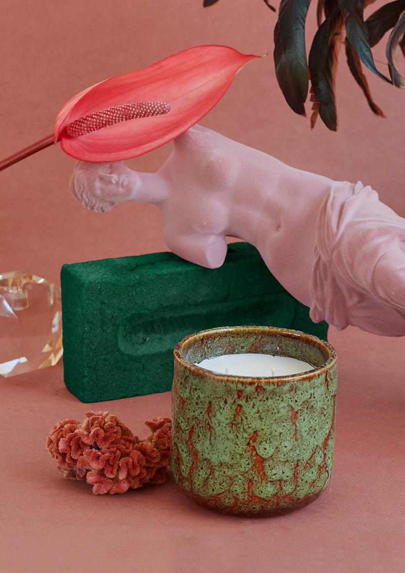 HKliving Ceramic Candle - Floral Boudoir