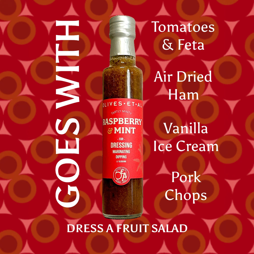 Tart Raspberry & Mint Dressing & Marinade
