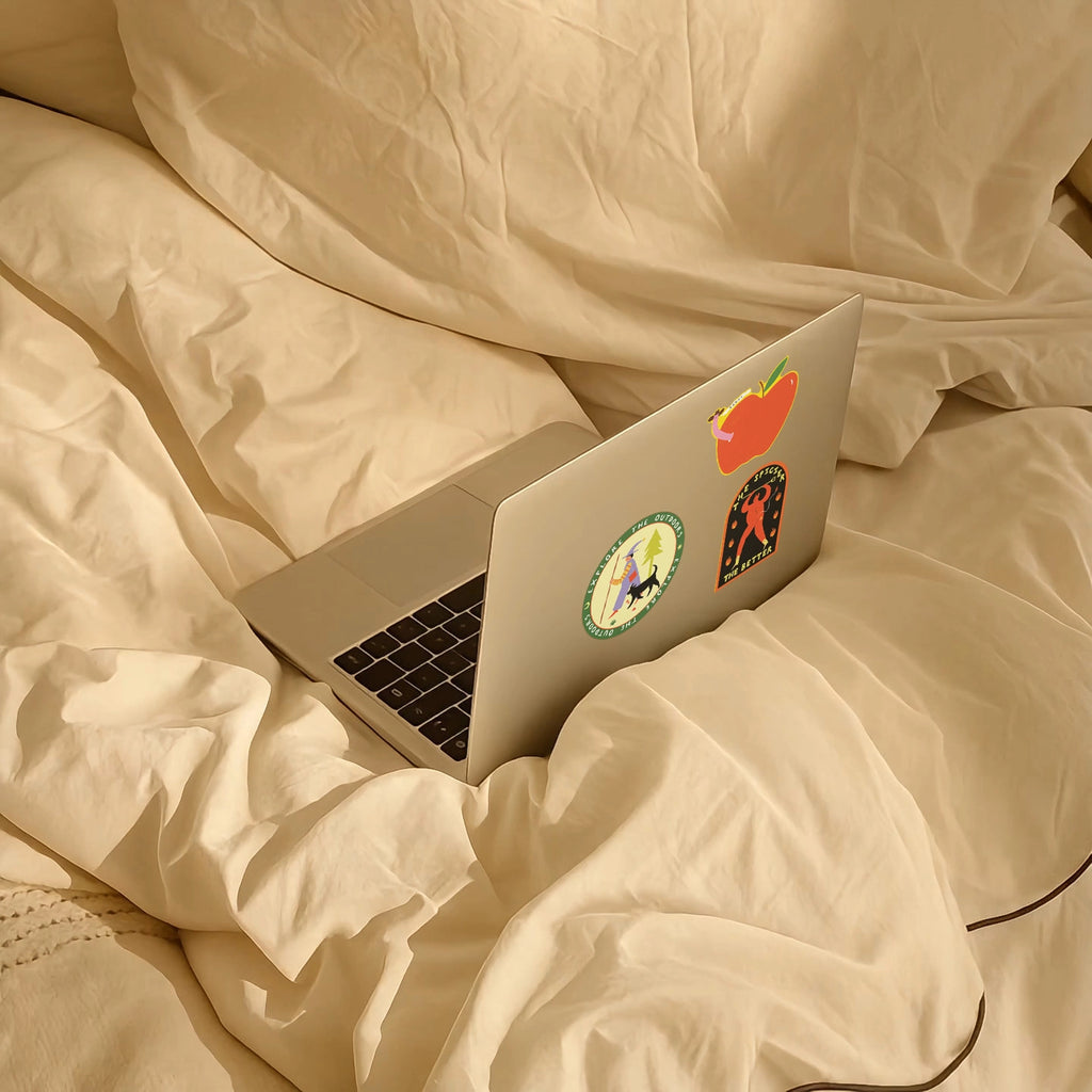 Little Black Cat Vinyl Sticker